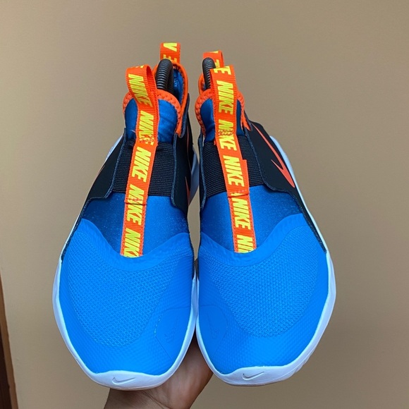 Nike Flex Runner “Blue Black Yellow Infrared” Women’s Running Sneakers” Size 7.5 - Picture 8 of 16